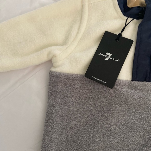 7 for all mankind toddler fleece pullover jacket. - Picture 5 of 15
